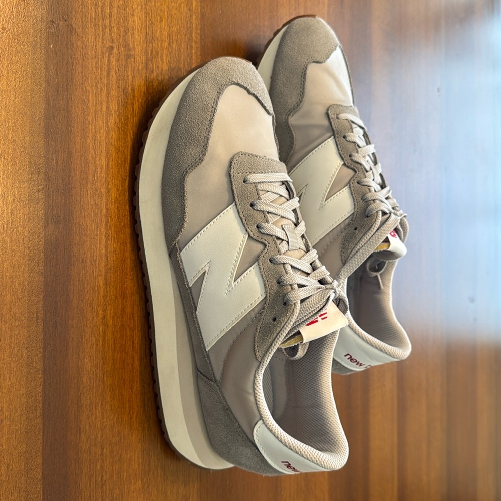 New Balance 237 V1 Retro Running Sneakers Shoes Gray Mens 12 UK 11.5 EU 46.5